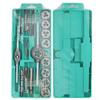 Metric Tap and Die Set with Wrenches and Tap Holders