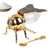 European Style Bee-shape Honeys Pot Storage Dispense Container Home Ornament Kitchen Accessory for Breakfast Foods