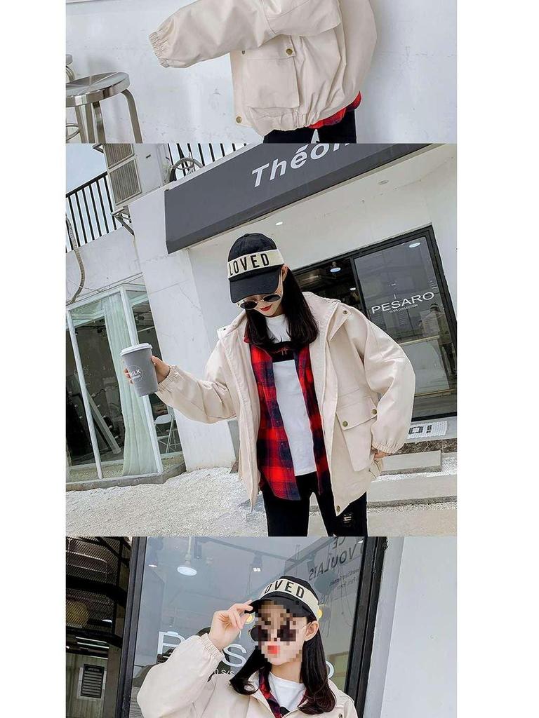 2023 Korean Style Women's Loose Short Jacket - Spring/Autumn Versatile Student BF Mori Workwear