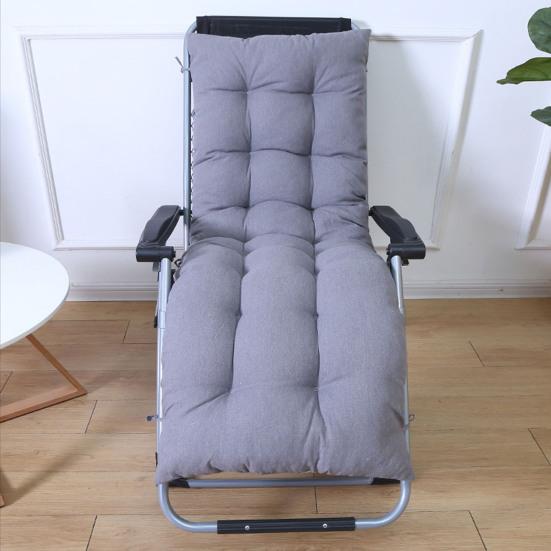 Recliner Cushion Cotton Linen Chair Pad with Straps Soft Padded Chair Cushion for Folding Recliners Rocking Chairs Home Office Use