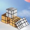 Qi Yi 2x2x2 3x3x3 Magic Mirror Cube Gold Silver Professional Speed Cubes Puzzles Speed Cube Educational Toys For Children Gifts