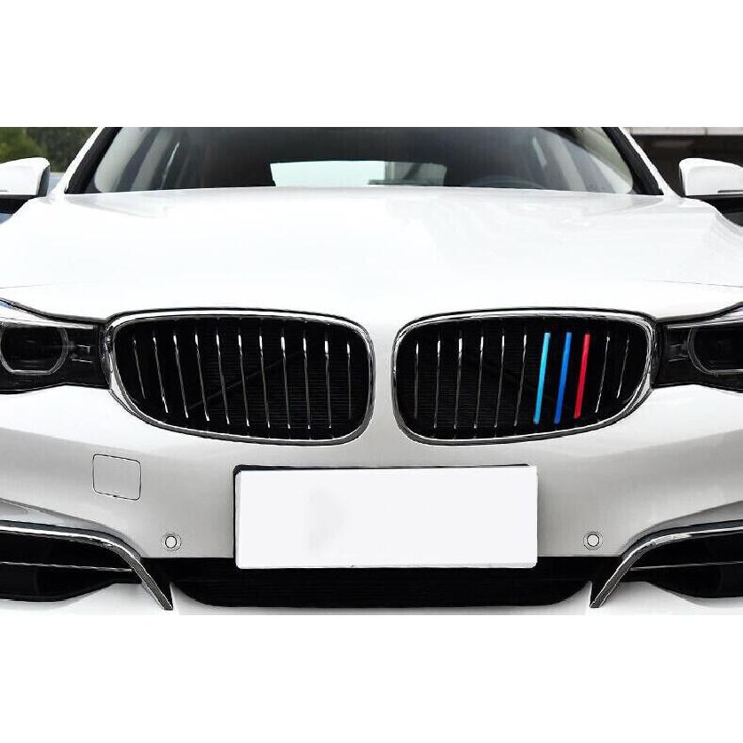 For BMW 3Series GT 2013-2019 ABS Tricolor Exterior Front Grille Grill Strip Trim