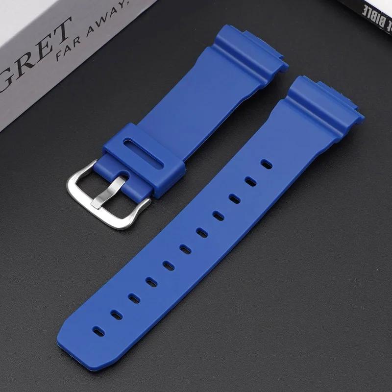 16mm Silicone Rubber Watch Band for Casio DW-5600 GW-M5610 G-5600 GW-B5600 DW-6900 GA-2100 9052 Series Sports Replacement Strap