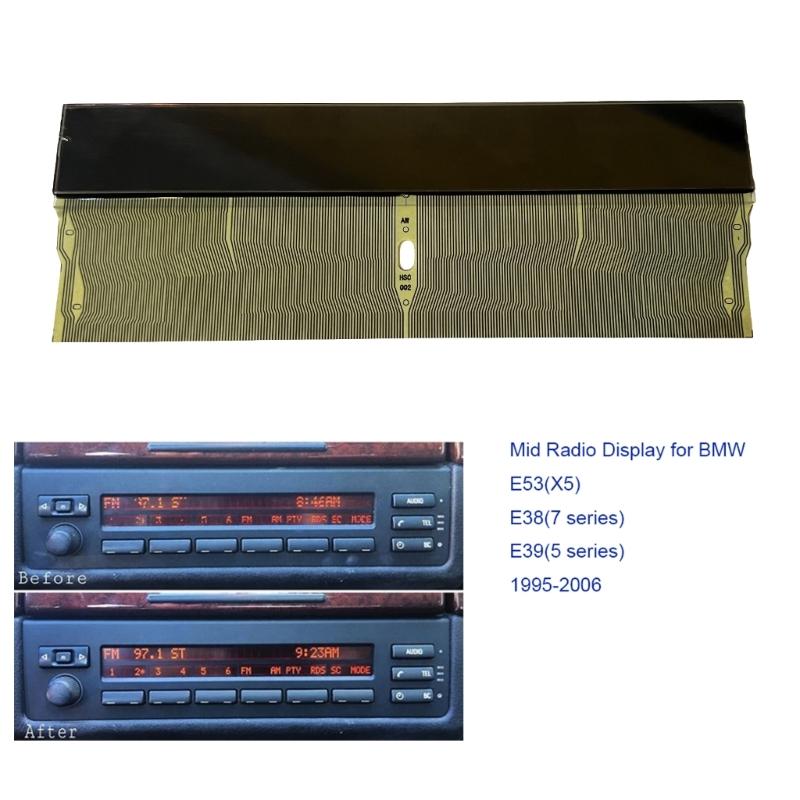 Lcd Screen for E53 E38 E39 5 Lcd Display  Radio Instrument Ribbon Cable