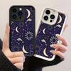 JT515 Stars Sun and Moon for iPhone 17 16 15 14 13 12 11 Pro Max Samsung S26 S25 Ultra A17 A07 A56 A16 A15 A14 A13 Xiaomi 15T Redmi 15c 14C Soft Case