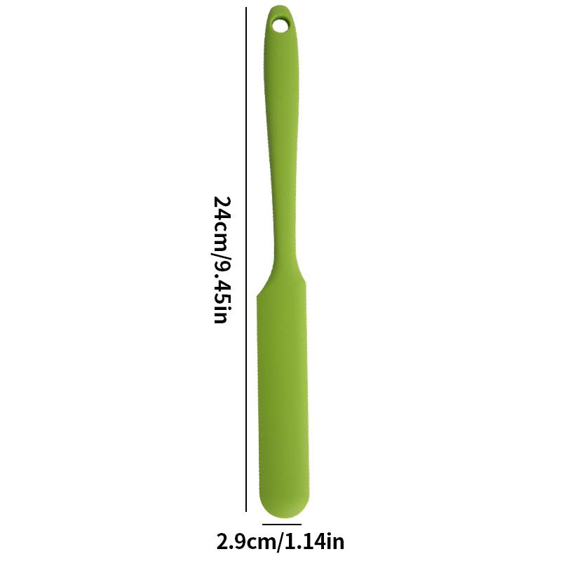 1 piece - Heat resistant silicone spatula, long handle cake cream mixer, baking dough scraper, candy tool, kitchen accessories