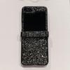 Husă de lux cu sclipici mat pentru Samsung Z Flip7: Protecție cu acoperire completă pentru ZFlip6