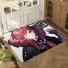 K-Kasane Teto Pink American Floor Mat Soft Thickened Absorbent Non-Slip Bedroom Living Room Door Mat Home Decor Flannel Rugs