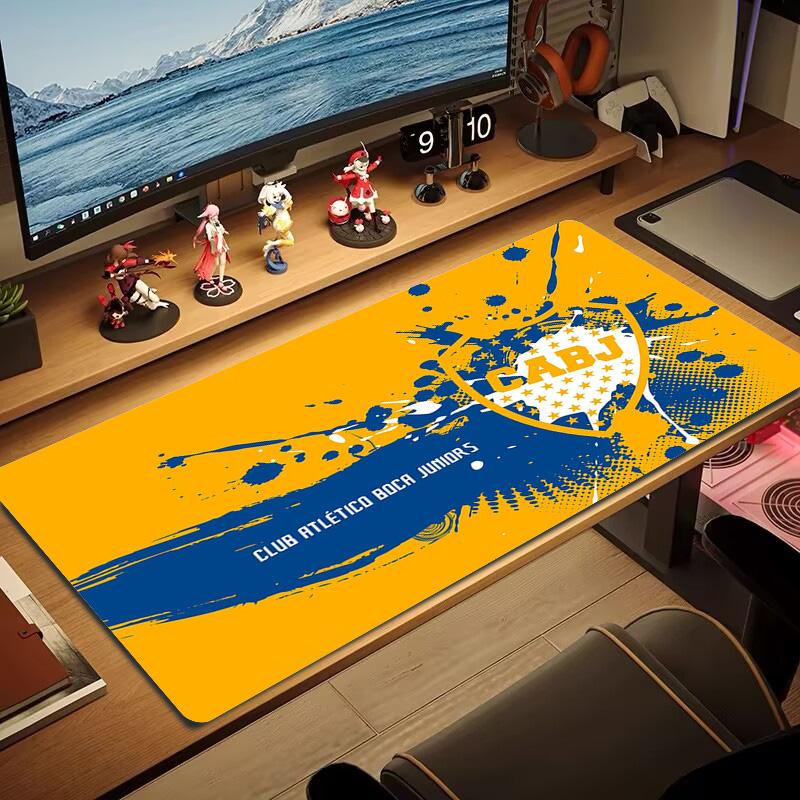 Boca Juniors Color Mouse Pad Large Gaming Table Cushion Non-slip Laptop Tablet Big Mousepad XXL Mat Mini PC Playmat With Lock Edge