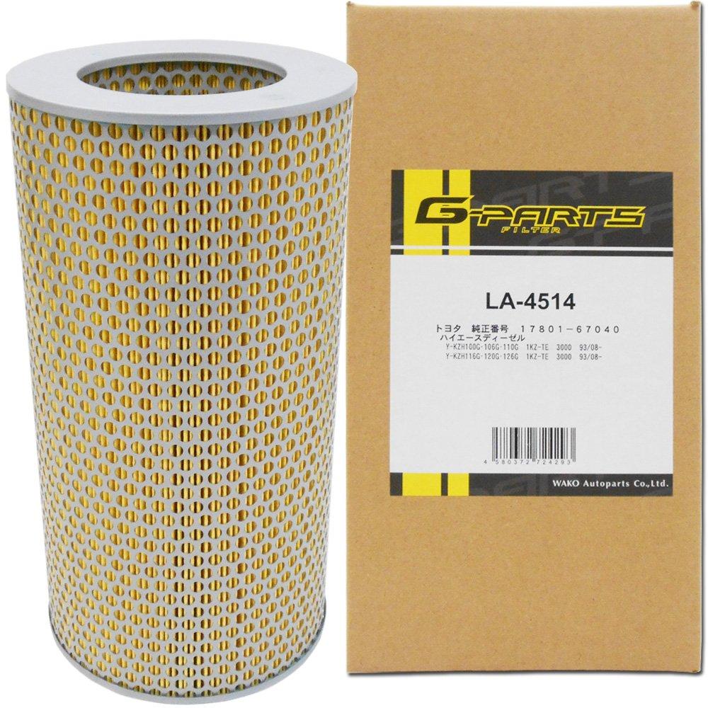 

Air Filter Ace First First First First G-PARTS (Toyota Hiace/Regius Diesel) LA-4514 [Models KD-KZH100G, 110G, 116G, 120G, 126G, Year