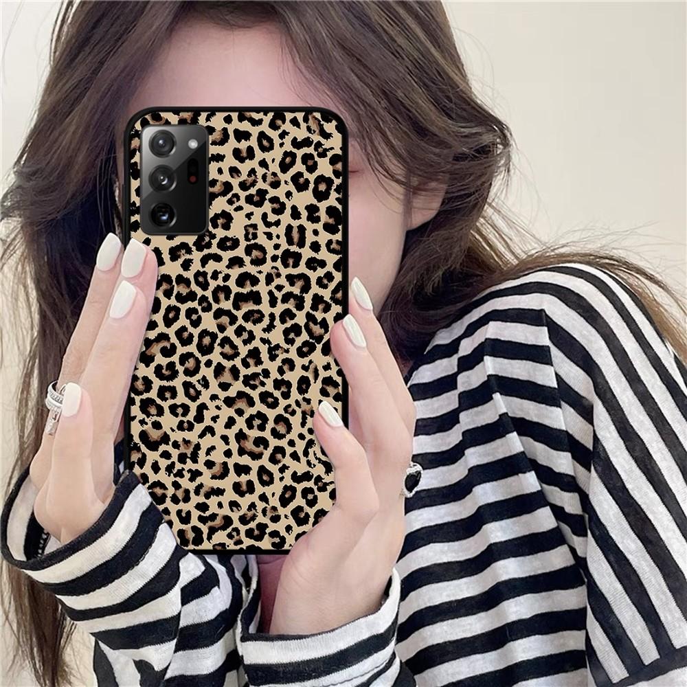 Leopard Print Phone Case For Samsung Note 8 9 10 20 Pro Plus Lite M 10 11 20 30 21 31 51 A 21 22 42 02 03