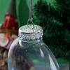 Clear Disk Globes Ball DIY Craft Tools Empty Christmas Tree Ball Transparent Ball Plastic For Indoor Decorations DIY Craft Tools