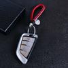 Leather Braided Woven Rope Keychain Diy Bag Pendant Key Car Holder Keyring