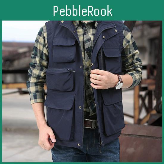 Color Waterproof Vest Camping Solid Casual Chic Turndown Collar For Trip