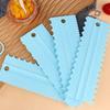 4 Piece Baking Tool Set Including Assorted Comb Scrapers Plastic for Quick Cake Decoration possesses Secure ending