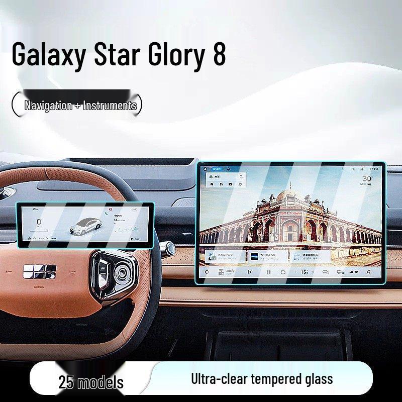 Geely Galaxy Starry 8 Tempered Film Screen Protector for Car Navigation and Display System