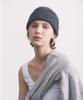 Tobaseu Pigtail Cotton Beanie (Charcoal)