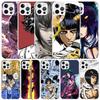 JoJo Adventure Bruno Buccellati Coque Souple pour iPhone 16 17 Air 15 14 Pro Max 16E Coque de Téléphone 13 Mini 12 11 7 SE 8 Motif Imprimé