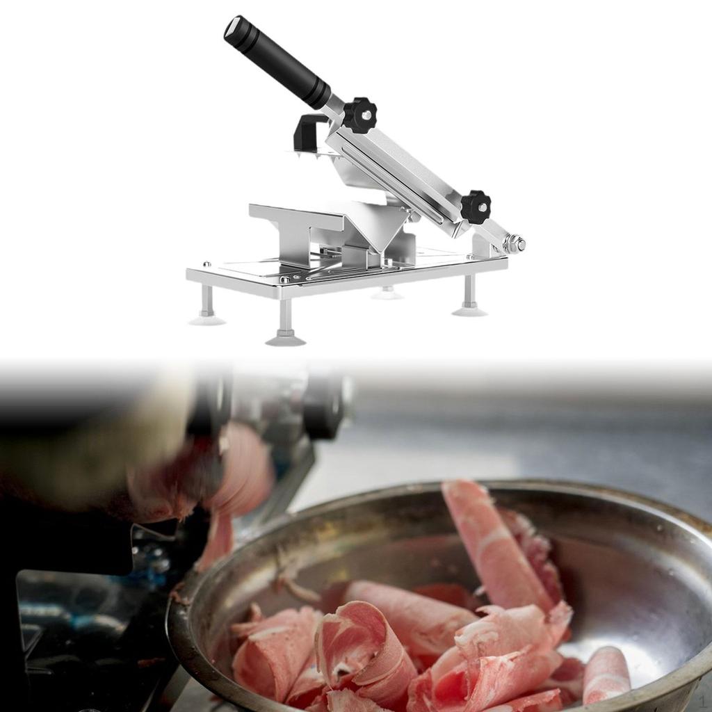 Manual Meat Slicer Adjustable Commercial Food for Cooking Home Fruits