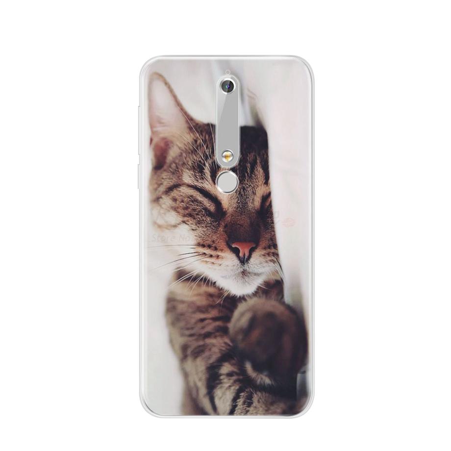 For Nokia 6.1 Nokia6.1 Phone Case Soft TPU Silicone Case For Nokia 6.1 2018 / For Nokia 6 2018 TA-1068 TA-1043 Case Back Cover