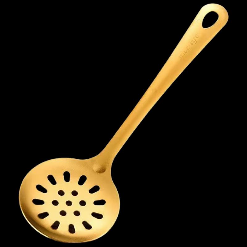 

Ruhan Creative Gold-Plated Stainless Steel Kitchen Utensil Set