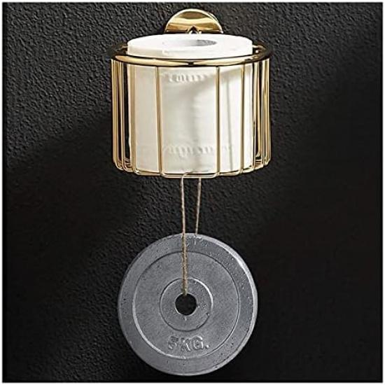 Toilet Paper Holder Toilet Paper Holders Wall Mount Tissue Dispenser Hollow All Copper Paper Towel Rack Multifold Paper Towel Dispenser (Color : B,