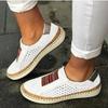 Women's shoes flat-soled color matching women's platform casual shoes sports style one-pedal single shoes women