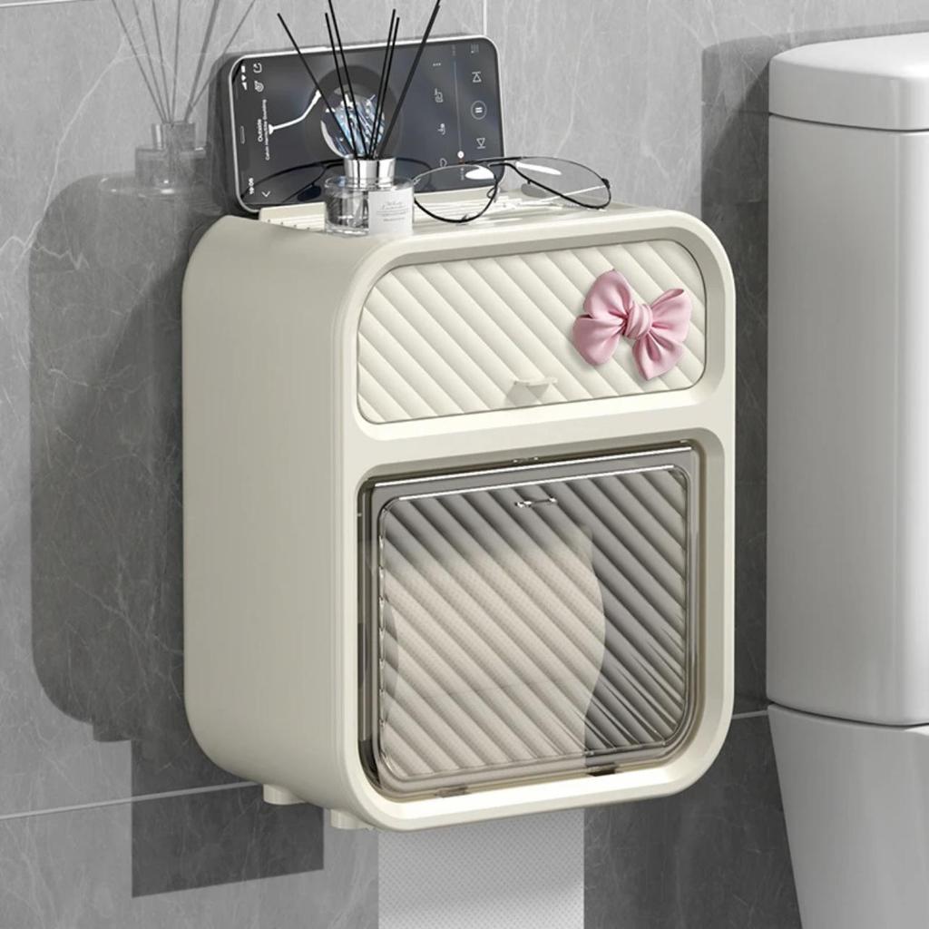 Lux Badezimmer Wandmontage Doppelschicht Toilettenpapierspender