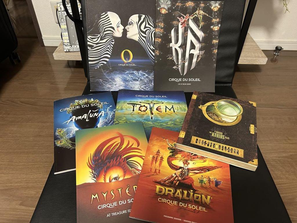 [USED] Cirque du Soleil Art Book Set of 7