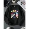 European Sizes Girls' Casual Fashion Round-Neck Sweatshirt, Printed Sports Top.
