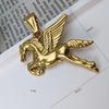 Pegasus Pendant Necklace for Men Angel Wings Horse Design Stainless Steel Hypoallergenic Chain Ideal Valentine's Day Gift for Partner