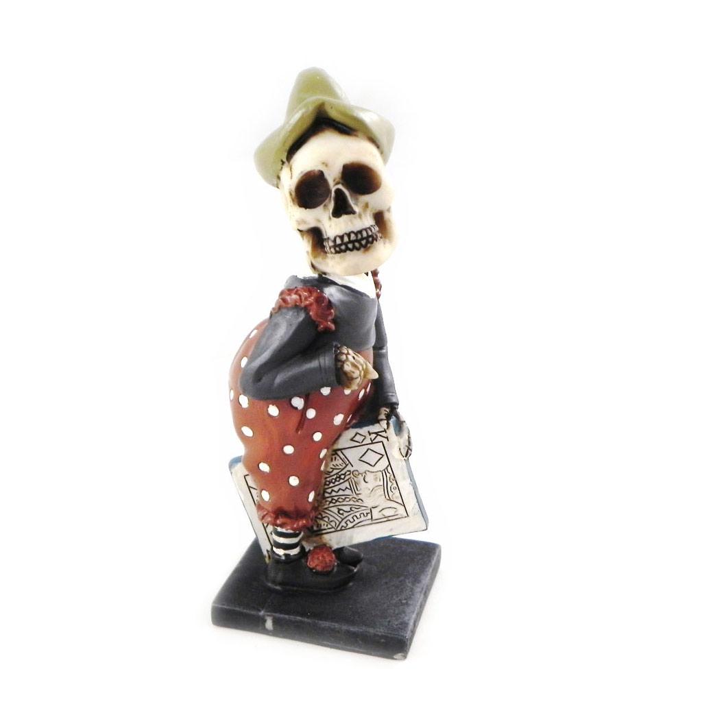 Les Trésors De Lily [H9922] - Figurine résine 'Gentleman' clown - 15 cm