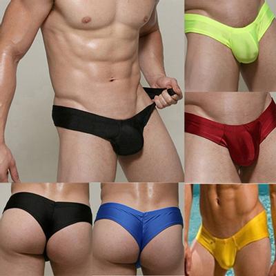 Modische Oberteile für Herren, niedrige Taille, Leckage, Hüfte, U-konvexes Design, Unterwäsche, Herren-Slips, sexy Tangas