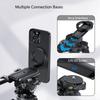 Foldable Aluminum Phone Holder Tripod For Handfree Photography Live Streaming Stable Magnetic Mount