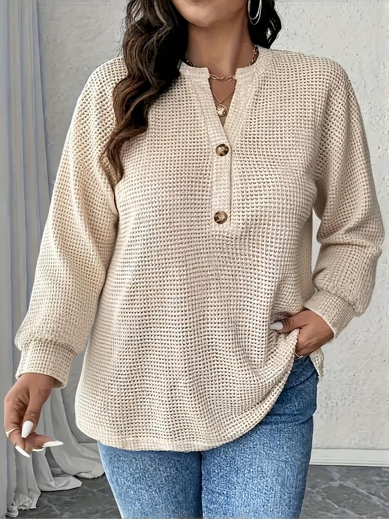 2025 New Pineapple Plaid Button T-shirt: Striped Casual Plus Size Women's Fashion