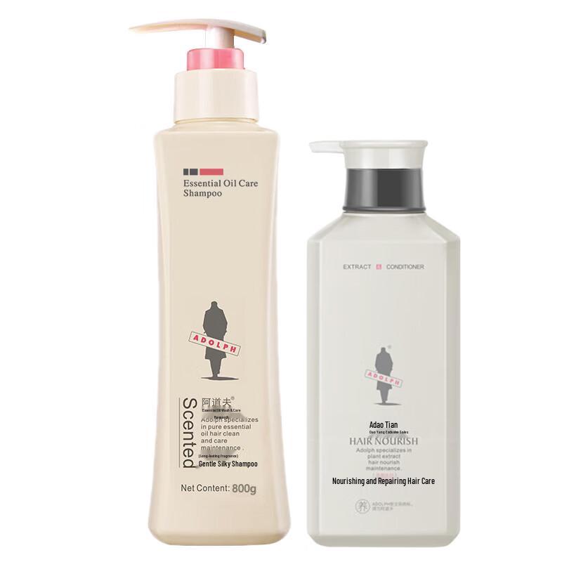 ADOLPH Gentle Silky Shampoo & Nourishing Conditioner Set