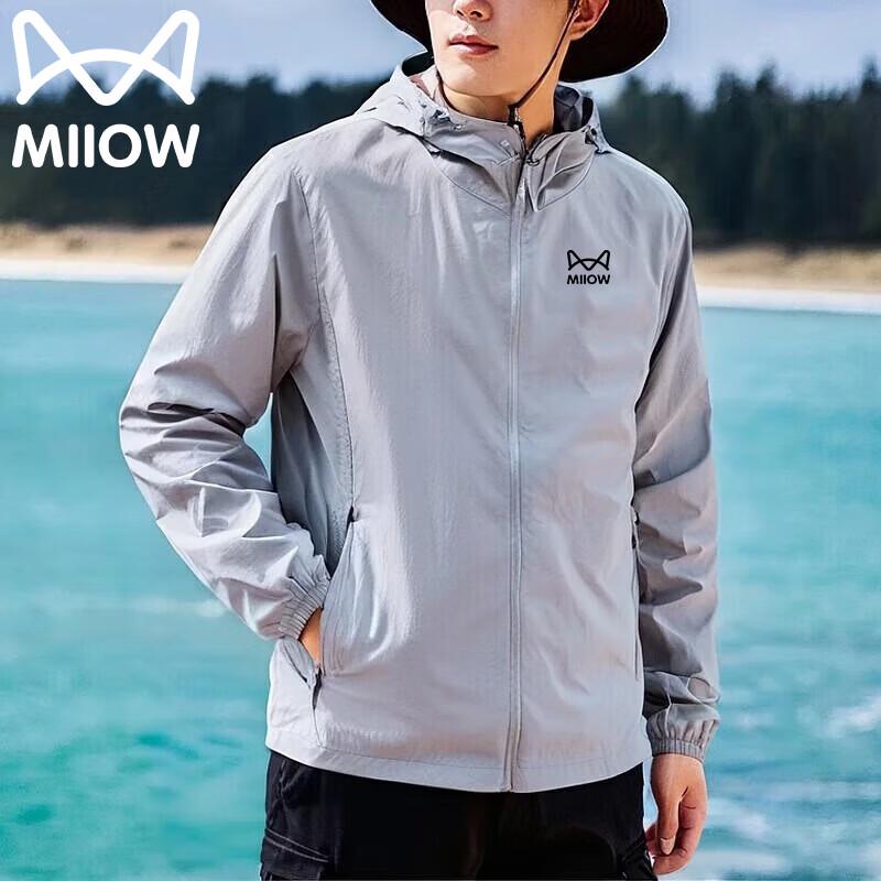 MiiOW Men s Hooded Sun Protection Jacket 3XL