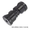 6 Inch Self Centering Boat Trailer Keel Roller Wearproof Polyurethane For 5/8 Inch Diameter Shaft Bracket