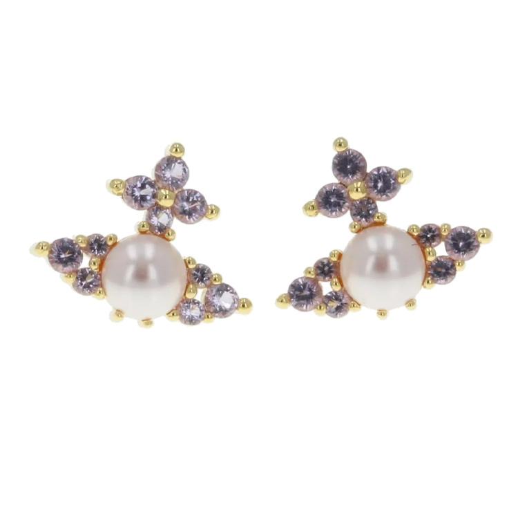 Vivienne Westwood Celestial Design - Earrings Women Earrings Purple 6201034Y02R791R791 Basic Packaging-Dust Bag+Box