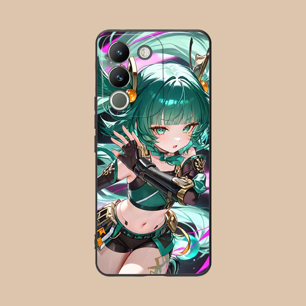 Zenless Zone Zero QingYi Phone Case for VIVO Y77 76 75 74 73 72 58 56 55 51 50 38 36 Y19 Y18 Y03 Y01 5G Colorful Printing Cover