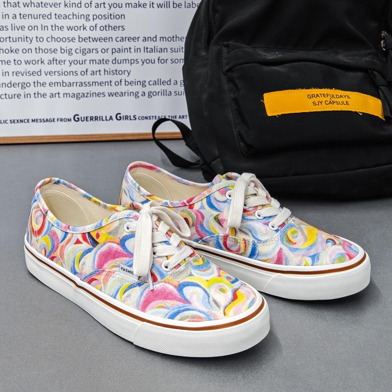 

Новые парусиновые туфли женские с клетчатым узором и цветами кешью, низкие, парные, мужские и женские, ретро женские кеды 35