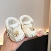 Winter Baby Cartoon Soft Sole Cotton Shoes, Warm Socks for 0-12 Months Boys & Girls