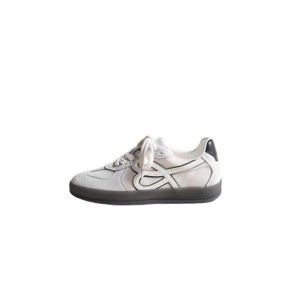 Retro Red Inner Heightening Platform German Training Shoes for Women's 2025 New Versatile, Comfortable and Lightweight Casual Forrest Gump Shoes