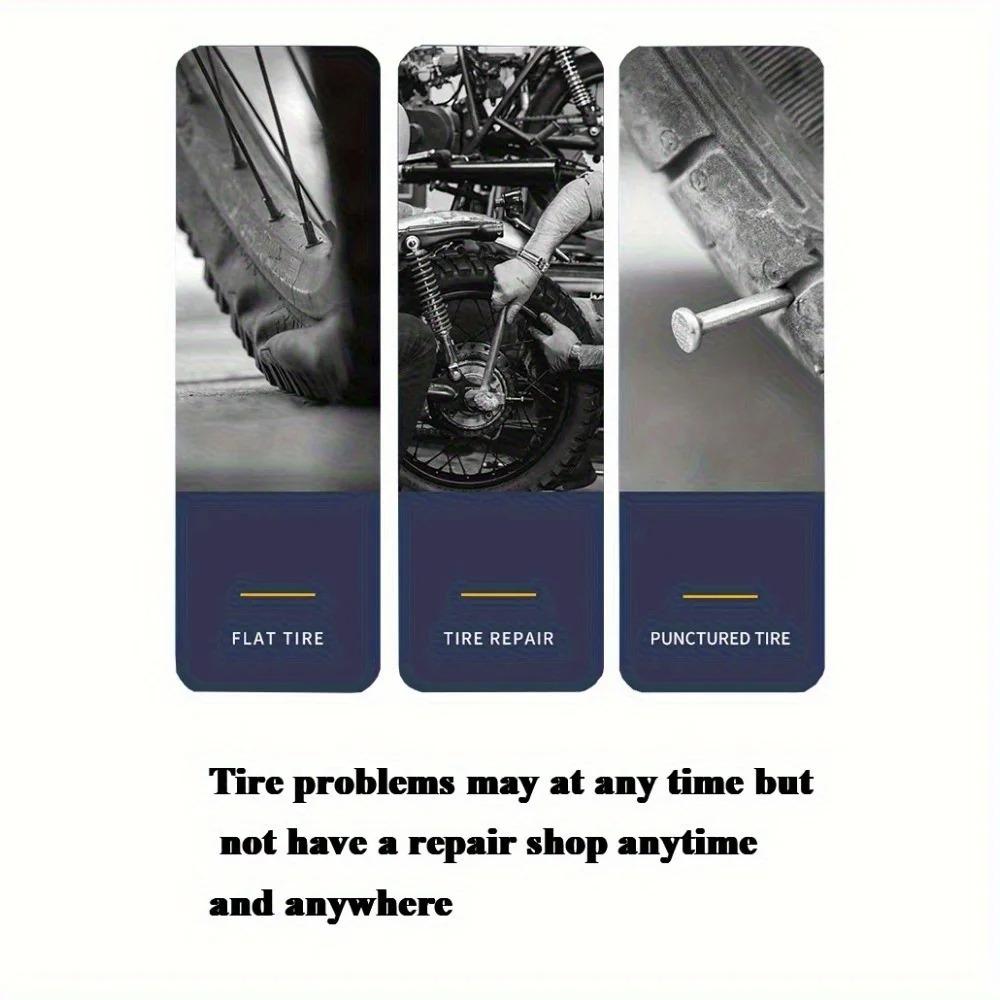 26/31/33pcs Tire Repair Tool Kit Puncture Emergency for Universal Tire Strips Stiring Glue Repair Tool Kit For Cars Motorcycle