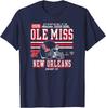 Mississippi Ole Miss Rebels Sugar Bowl-26 CFP Quarter T-Shirt