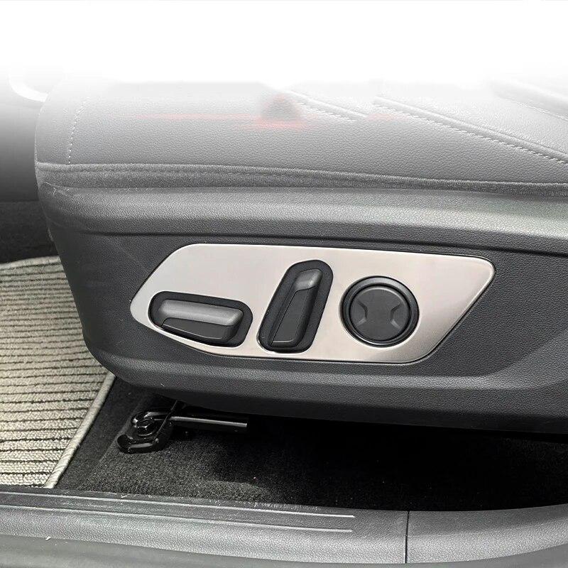 For Hyundai Tucson NX4  2022 2023 Hybrid N Line Car Seat Adjusting Switch Panel Cover Trim Sticker Interior Accessories