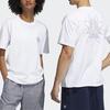 Adidas Originals Tri-Foil Tee Print Crew Neck Sports Short-Sleeved T-Shirt Men Tops White GD3120