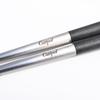 Cutipol KUBE Chopsticks and Chopstick Rest Set, 22.5cm, Handmade Cutlery, Silver/Black, KU39 [Parallel Import]