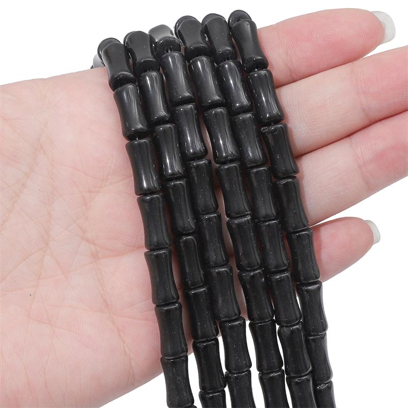 

62 шт. хрустальные стеклянные бусины имитация нефрита прямое отверстие бамбуковое соединение свободные разделительные бусины для изготовления ювелирных изделий своими руками браслет ожерелье