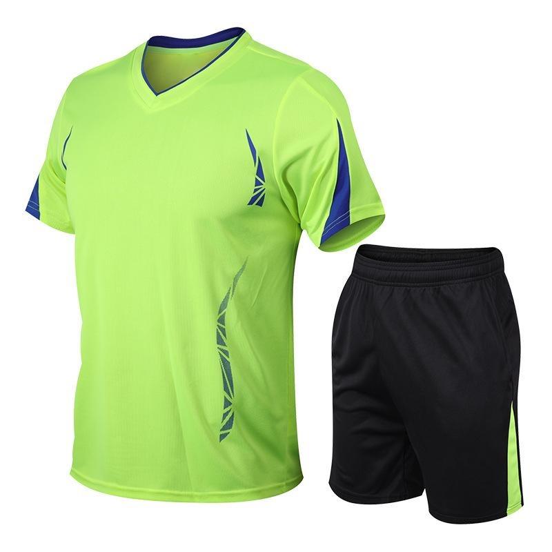 Men's Geometric Print Short Sleeve and Shorts Set